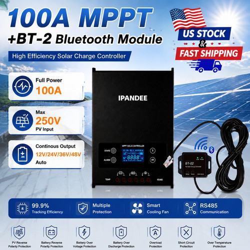 100a mppt solar charge - solar,