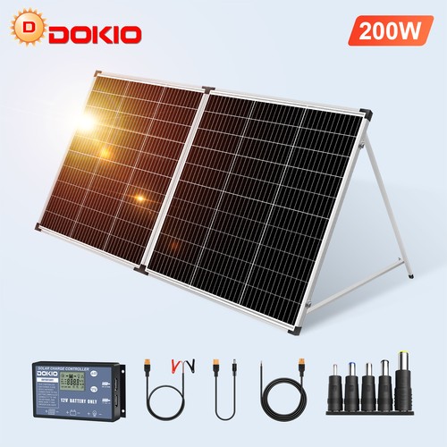 Dokio 200w mono folding solar - mono,