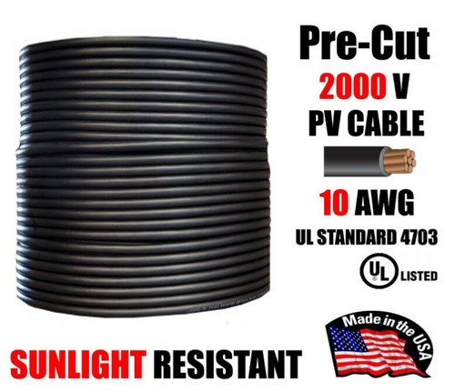 Awg wire black solar - awg,
