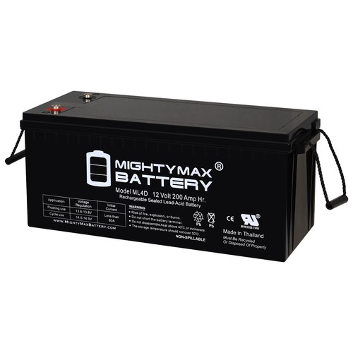 Mighty max 12v 200ah sla - 12v,